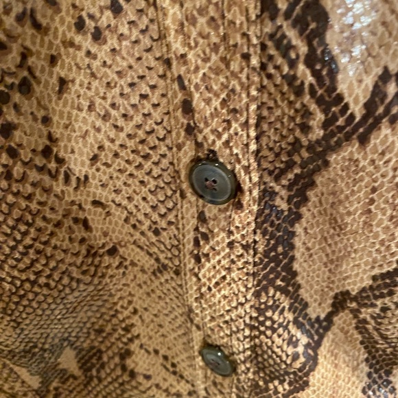 Anthropologie Reptile Print Women's Jacket🤎 - Picture 3 of 9